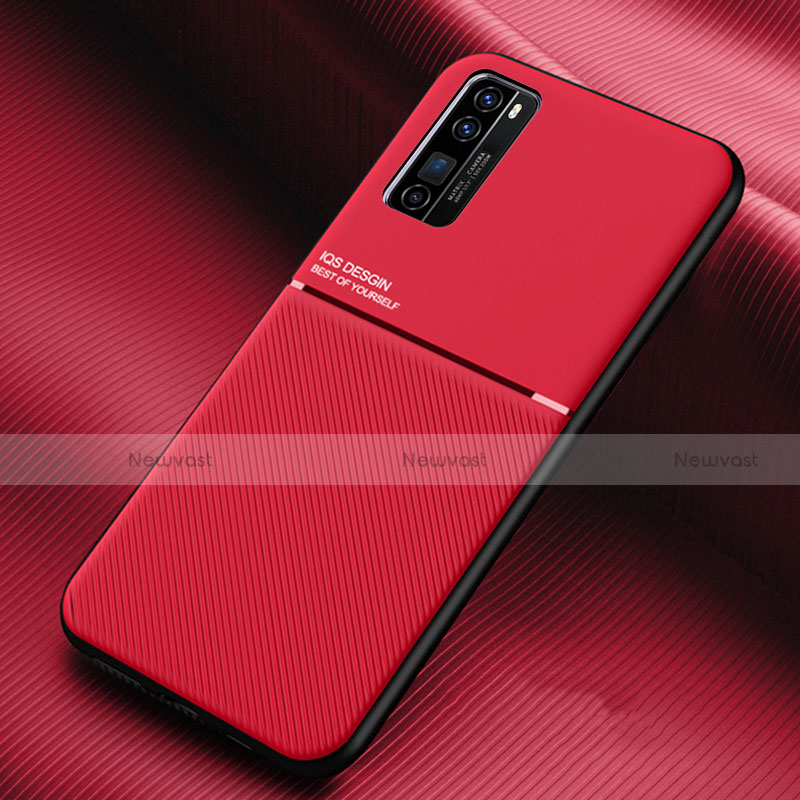 Ultra-thin Silicone Gel Soft Case 360 Degrees Cover for Huawei Nova 7 Pro 5G Red