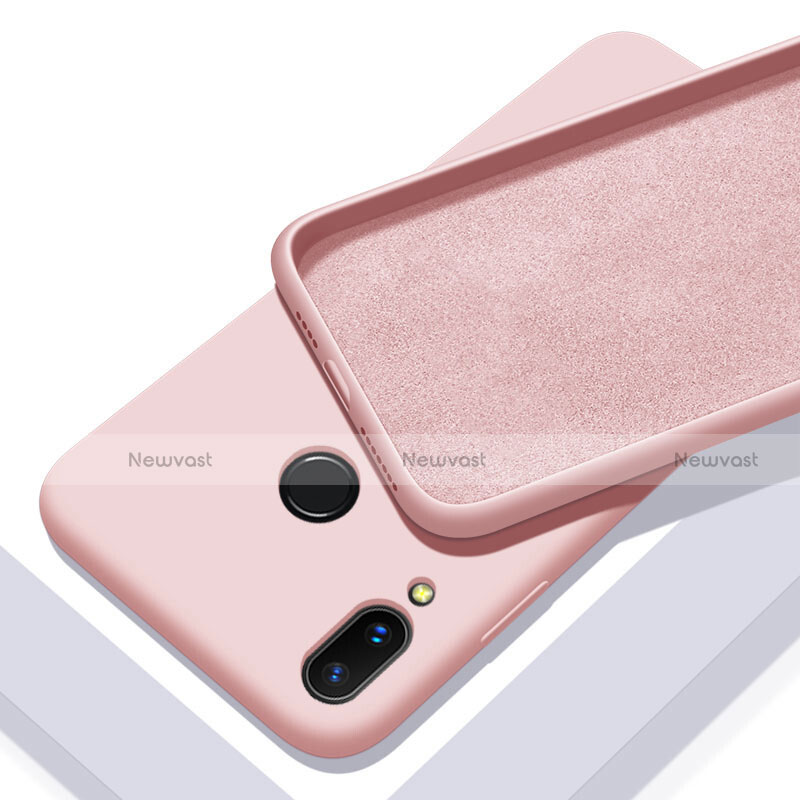 Ultra-thin Silicone Gel Soft Case 360 Degrees Cover for Huawei P Smart+ Plus Rose Gold