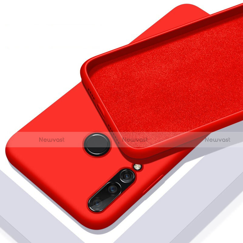 Ultra-thin Silicone Gel Soft Case 360 Degrees Cover for Huawei P20 Lite (2019) Red