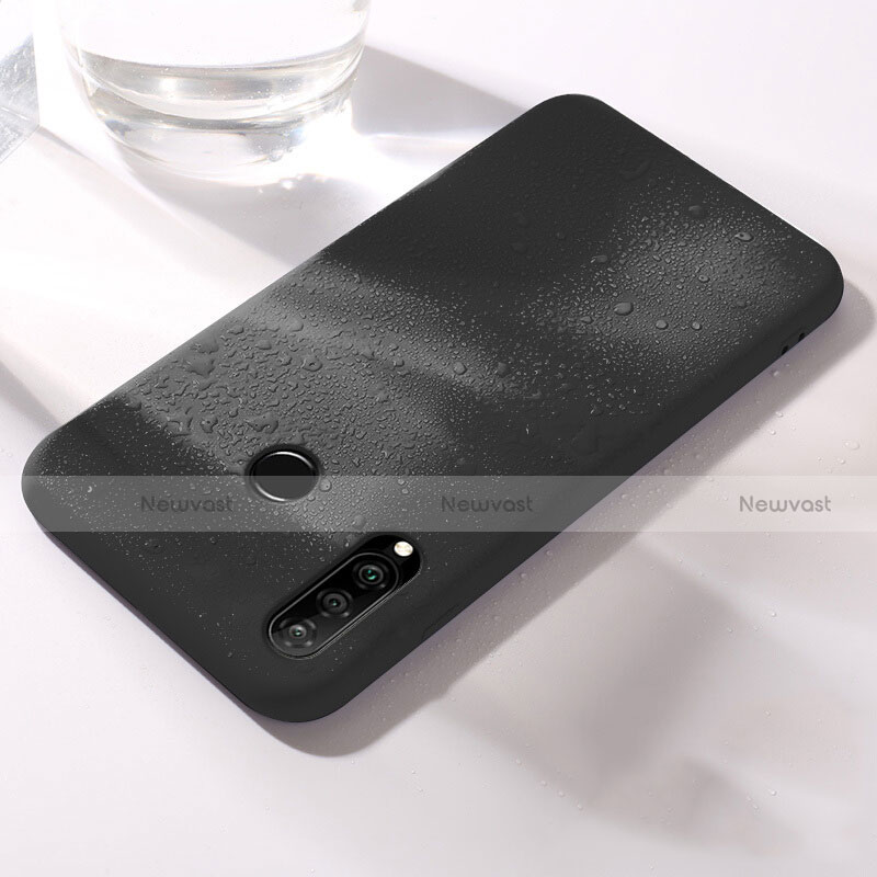 Ultra-thin Silicone Gel Soft Case 360 Degrees Cover for Huawei P30 Lite Black