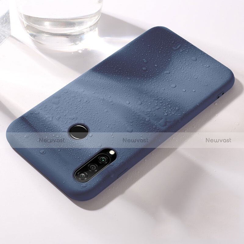 Ultra-thin Silicone Gel Soft Case 360 Degrees Cover for Huawei P30 Lite Blue