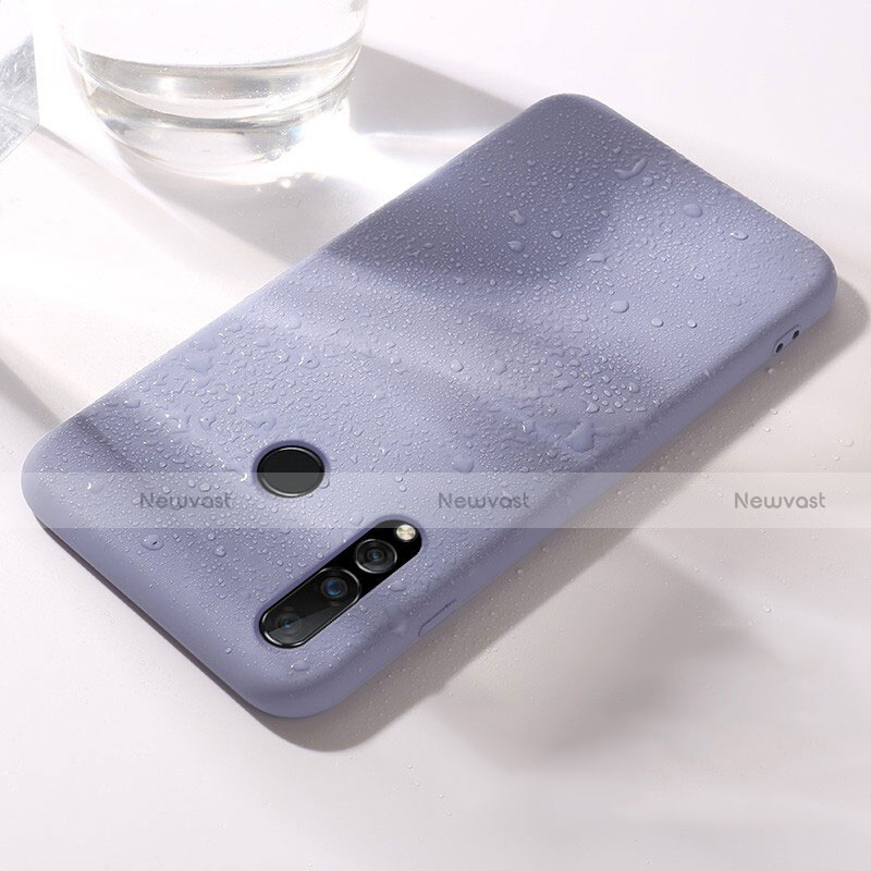 Ultra-thin Silicone Gel Soft Case 360 Degrees Cover for Huawei P30 Lite New Edition Purple