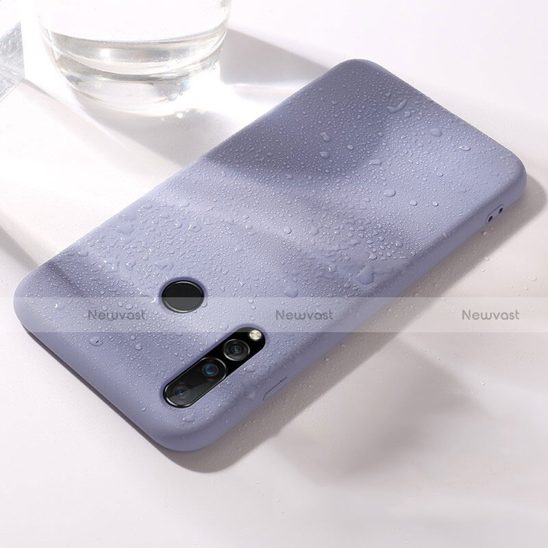 Ultra-thin Silicone Gel Soft Case 360 Degrees Cover for Huawei P30 Lite XL Purple