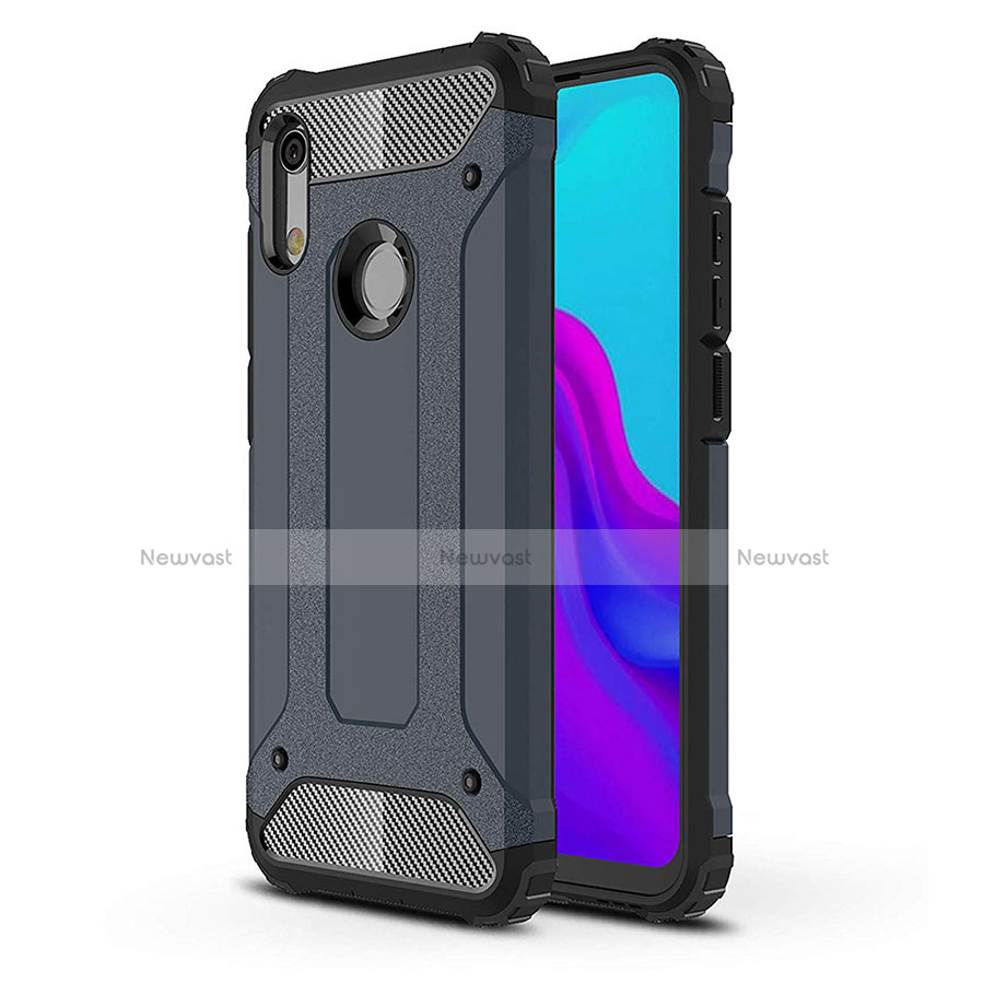 Ultra-thin Silicone Gel Soft Case 360 Degrees Cover for Huawei Y6 Pro (2019) Blue