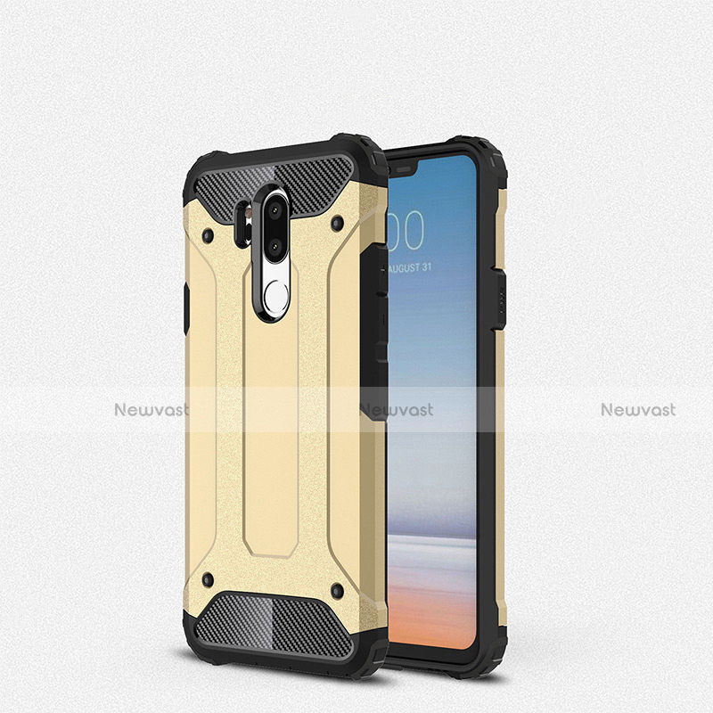 Ultra-thin Silicone Gel Soft Case 360 Degrees Cover for LG G7 Gold