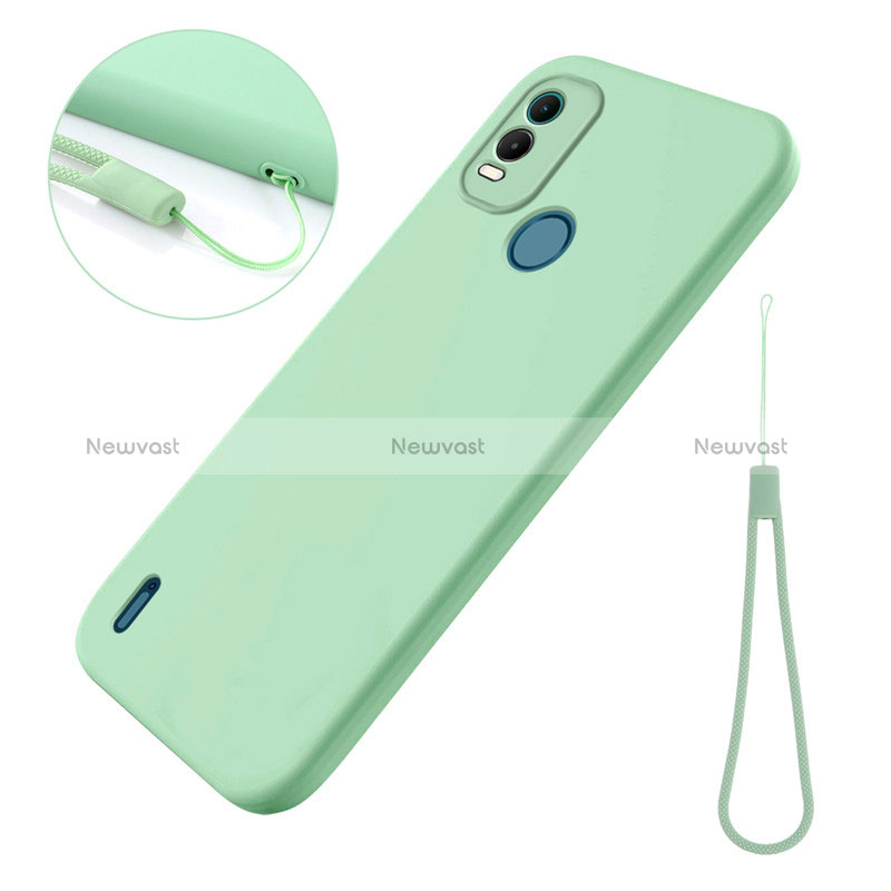 Ultra-thin Silicone Gel Soft Case 360 Degrees Cover for Nokia C21 Plus