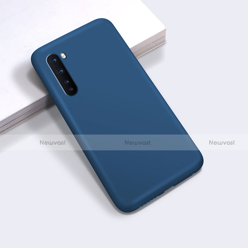 Ultra-thin Silicone Gel Soft Case 360 Degrees Cover for OnePlus Nord Blue