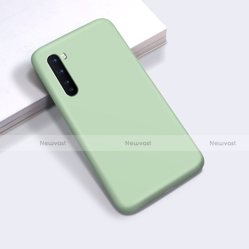 Ultra-thin Silicone Gel Soft Case 360 Degrees Cover for OnePlus Nord Matcha Green