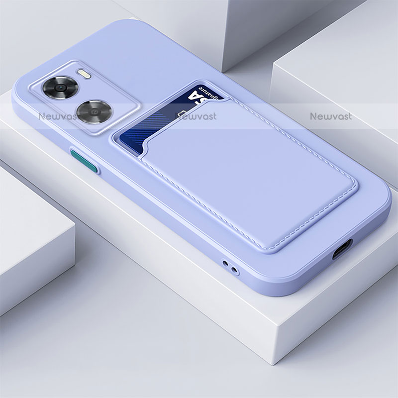 Ultra-thin Silicone Gel Soft Case 360 Degrees Cover for OnePlus Nord N20 SE Mint Blue