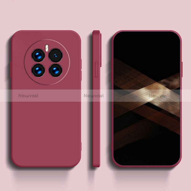 Ultra-thin Silicone Gel Soft Case 360 Degrees Cover for Oppo A2 Pro 5G Hot Pink