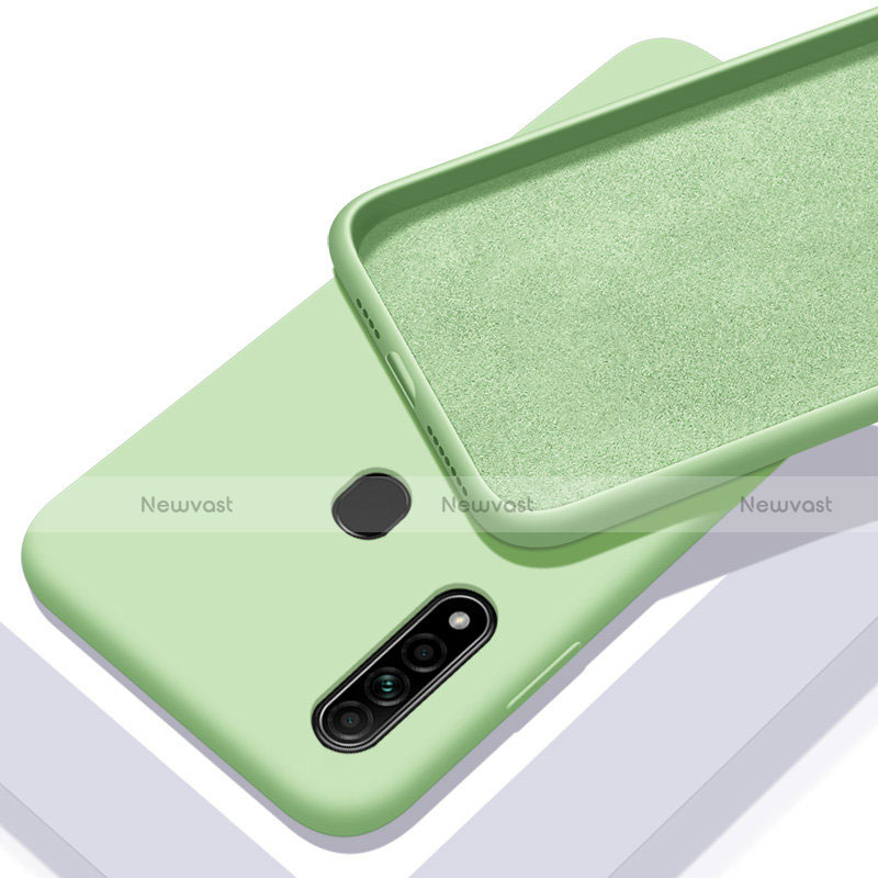 Ultra-thin Silicone Gel Soft Case 360 Degrees Cover for Oppo A31 Green