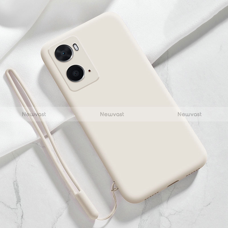 Ultra-thin Silicone Gel Soft Case 360 Degrees Cover for Oppo A36 White