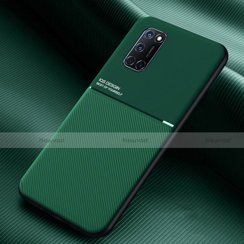 Ultra-thin Silicone Gel Soft Case 360 Degrees Cover for Oppo A72 Green