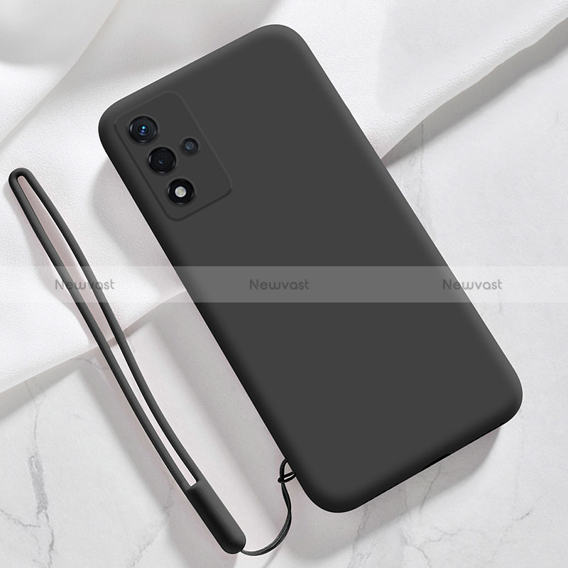 Ultra-thin Silicone Gel Soft Case 360 Degrees Cover for Oppo A93s 5G Black