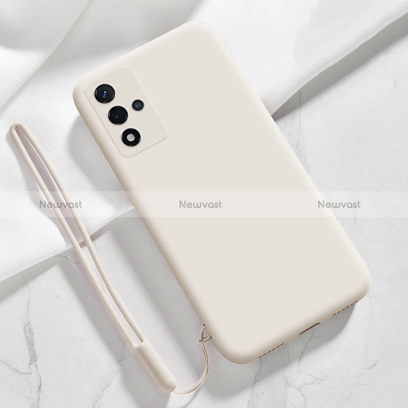 Ultra-thin Silicone Gel Soft Case 360 Degrees Cover for Oppo A93s 5G White