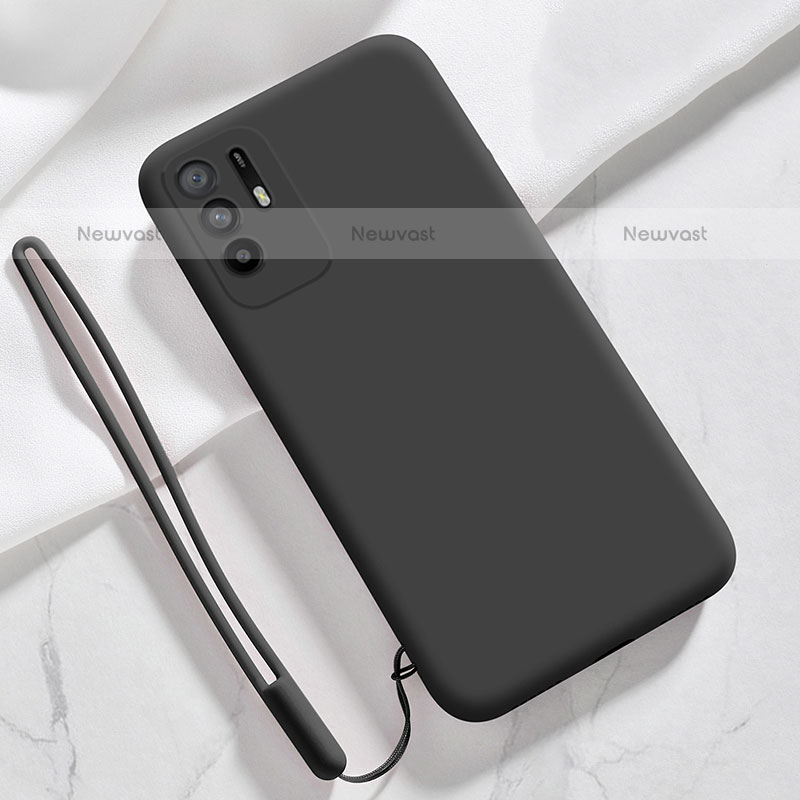 Ultra-thin Silicone Gel Soft Case 360 Degrees Cover for Oppo A94 5G Black