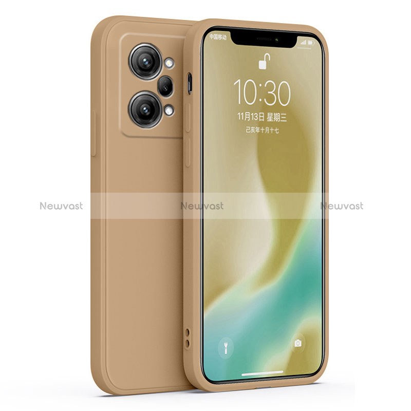 Ultra-thin Silicone Gel Soft Case 360 Degrees Cover for Oppo K10 Pro 5G Brown