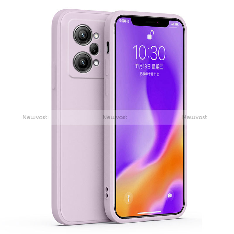 Ultra-thin Silicone Gel Soft Case 360 Degrees Cover for Oppo K10 Pro 5G Clove Purple