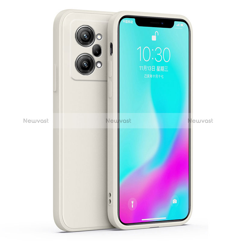 Ultra-thin Silicone Gel Soft Case 360 Degrees Cover for Oppo K10 Pro 5G White
