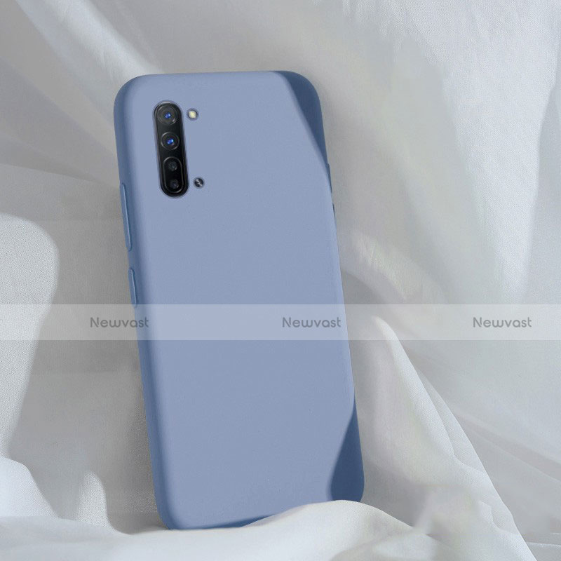 Ultra-thin Silicone Gel Soft Case 360 Degrees Cover for Oppo K7 5G Gray