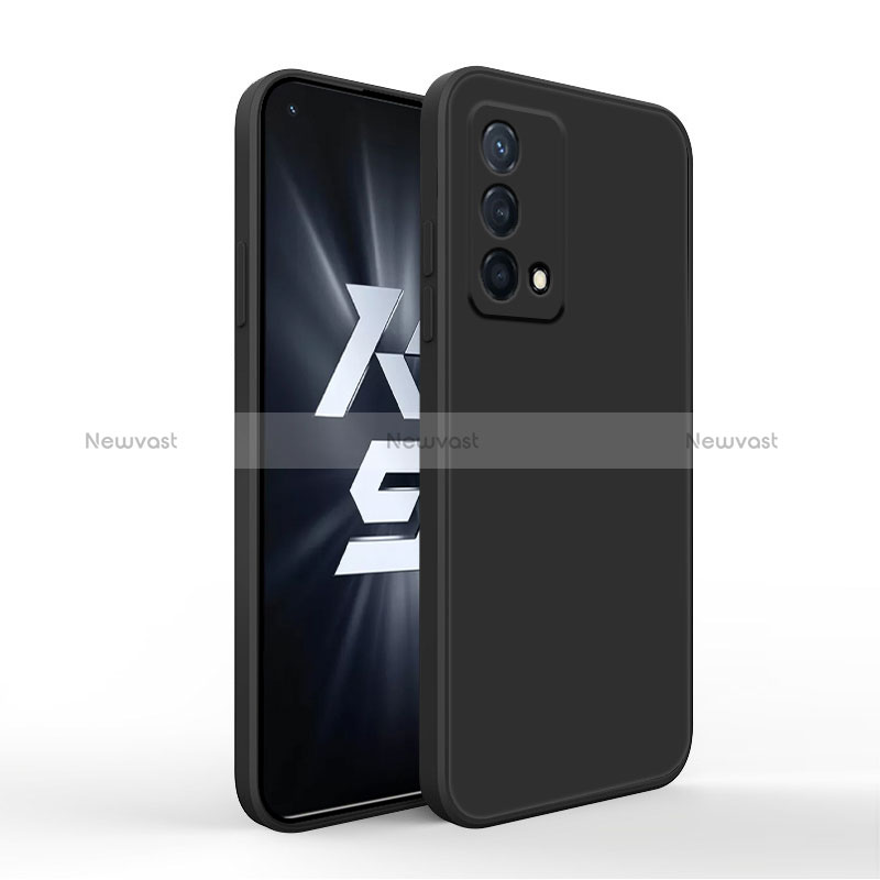 Ultra-thin Silicone Gel Soft Case 360 Degrees Cover for Oppo K9 5G Black