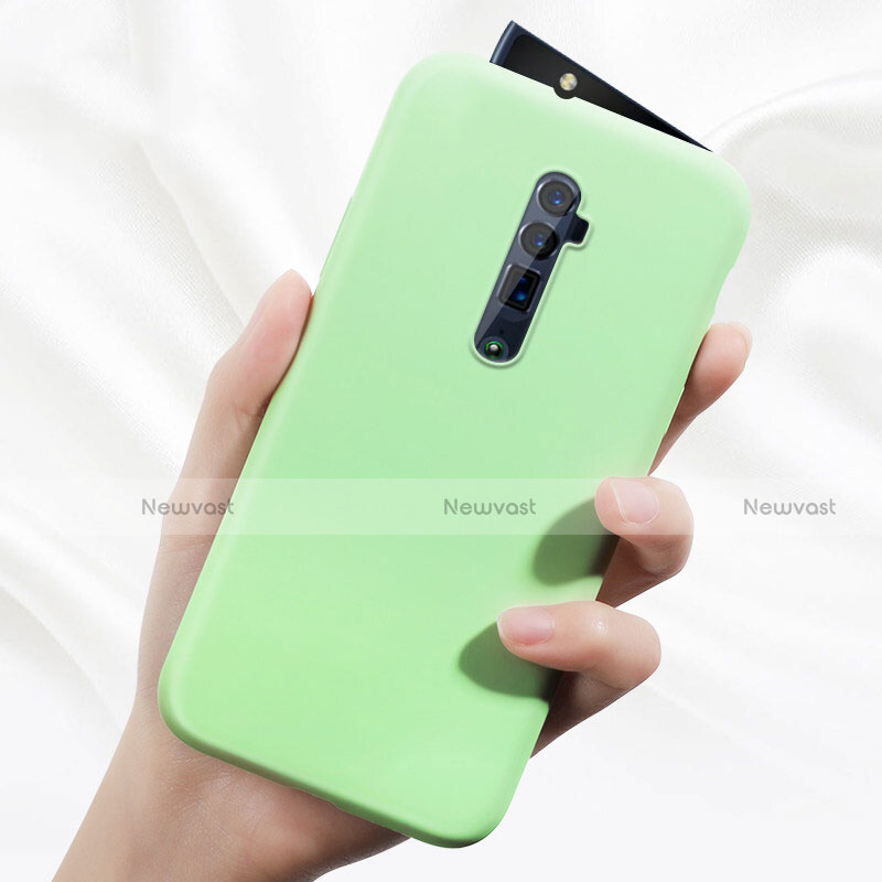 Ultra-thin Silicone Gel Soft Case 360 Degrees Cover for Oppo Reno 10X Zoom Green