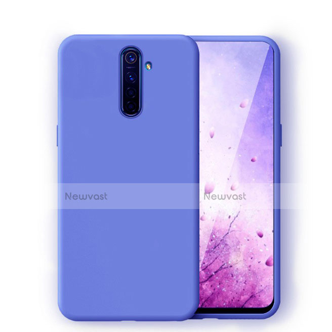 Ultra-thin Silicone Gel Soft Case 360 Degrees Cover for Oppo Reno Ace Blue