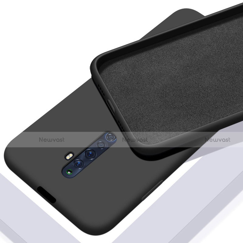 Ultra-thin Silicone Gel Soft Case 360 Degrees Cover for Oppo Reno2 Z Black