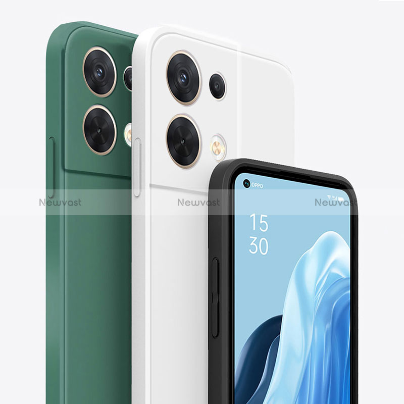 Ultra-thin Silicone Gel Soft Case 360 Degrees Cover for Oppo Reno8 5G