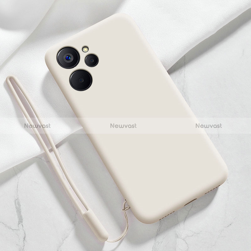 Ultra-thin Silicone Gel Soft Case 360 Degrees Cover for Realme 10 5G White