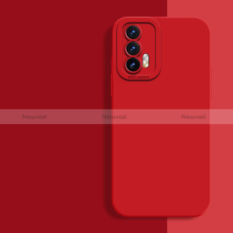 Ultra-thin Silicone Gel Soft Case 360 Degrees Cover for Realme GT 5G Red