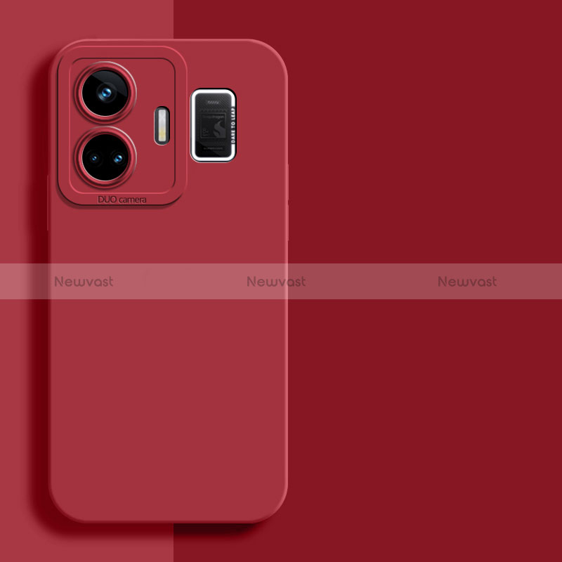 Ultra-thin Silicone Gel Soft Case 360 Degrees Cover for Realme GT Neo5 240W 5G Red