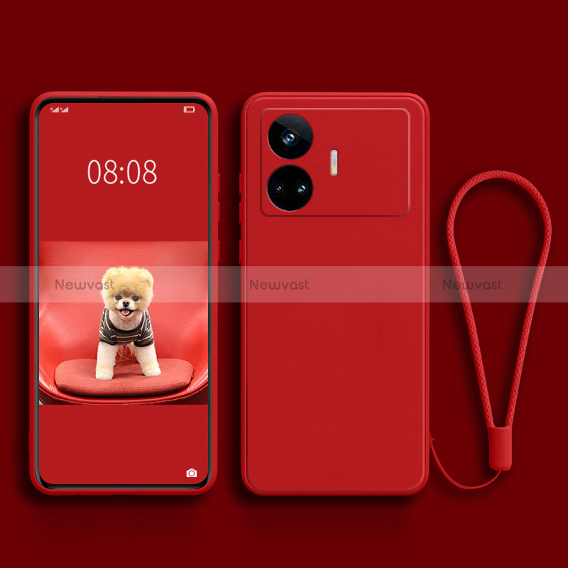 Ultra-thin Silicone Gel Soft Case 360 Degrees Cover for Realme GT Neo5 SE 5G Red