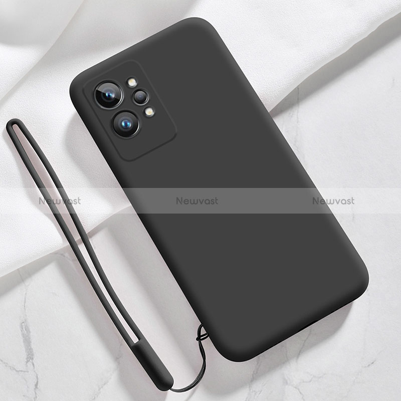 Ultra-thin Silicone Gel Soft Case 360 Degrees Cover for Realme GT2 Pro 5G Black