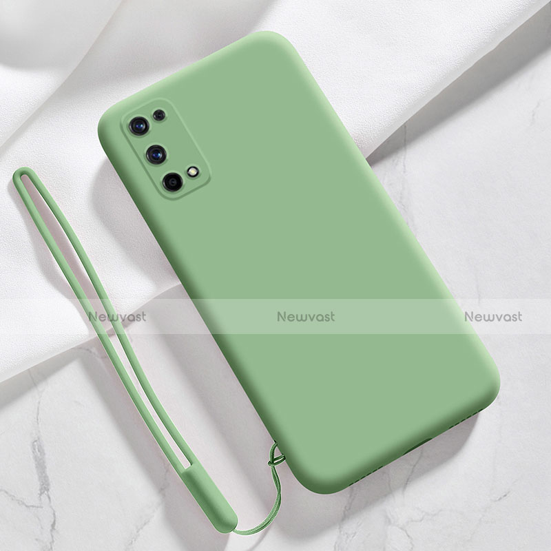 Ultra-thin Silicone Gel Soft Case 360 Degrees Cover for Realme Q2 Pro 5G Matcha Green