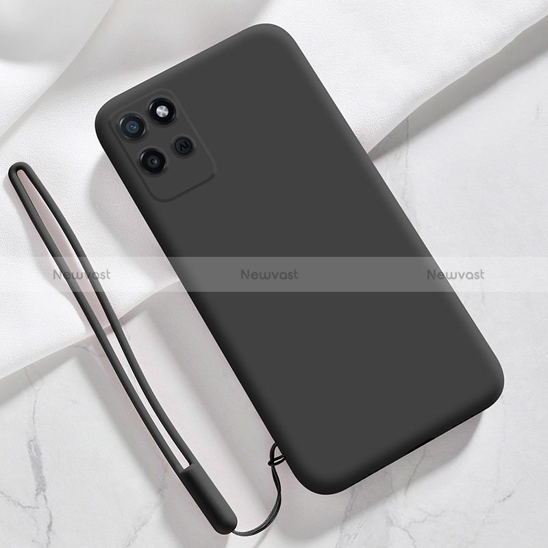 Ultra-thin Silicone Gel Soft Case 360 Degrees Cover for Realme V11 5G Black