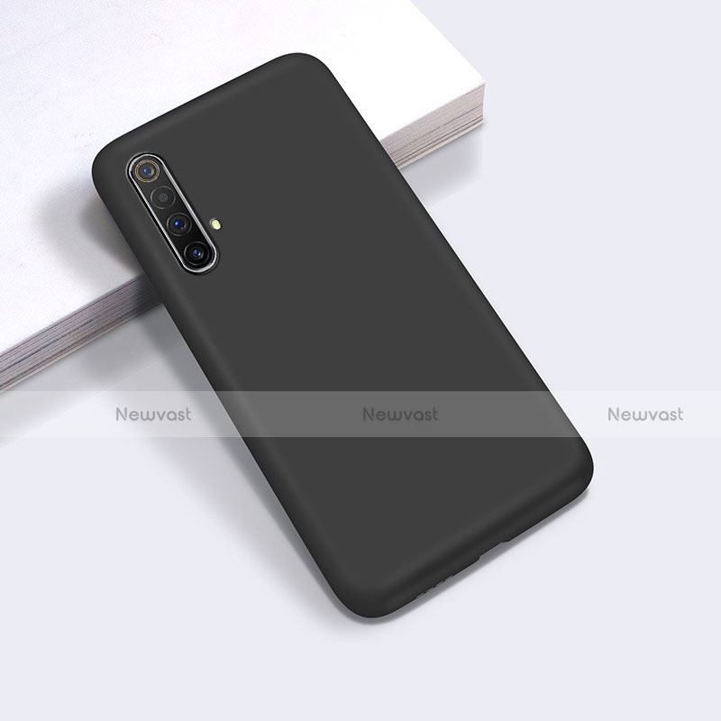 Ultra-thin Silicone Gel Soft Case 360 Degrees Cover for Realme X50t 5G Black