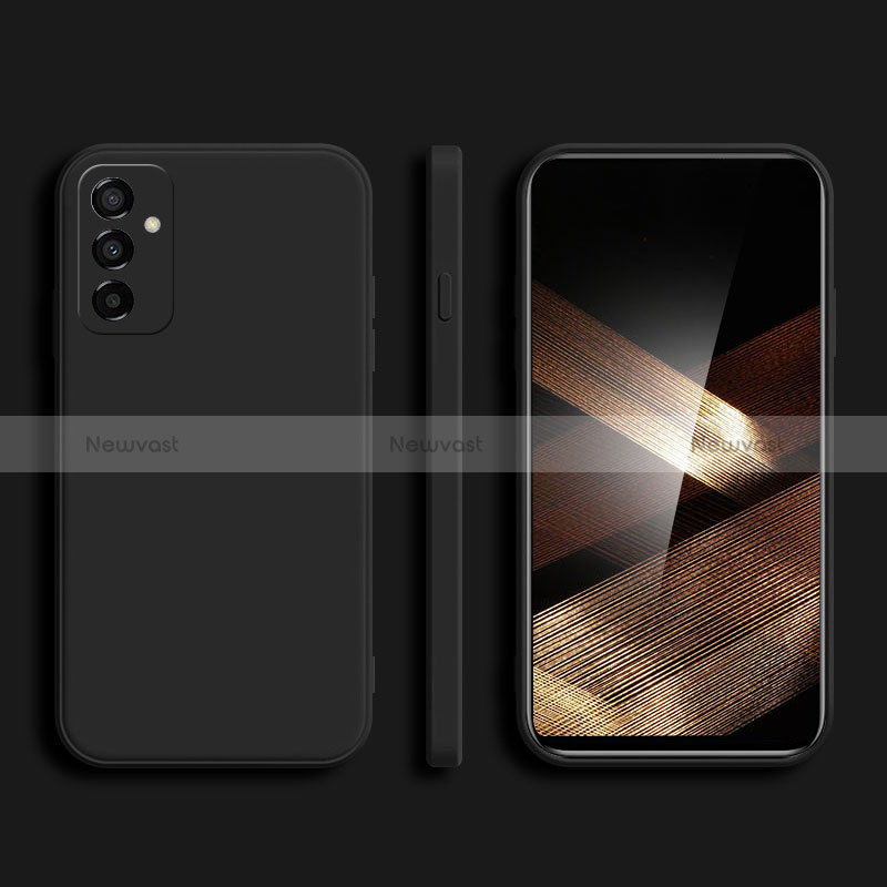 Ultra-thin Silicone Gel Soft Case 360 Degrees Cover for Samsung Galaxy A55 5G Black