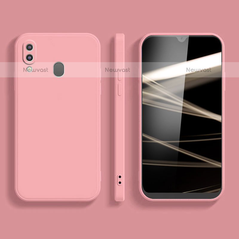 Ultra-thin Silicone Gel Soft Case 360 Degrees Cover for Samsung Galaxy M20 Pink