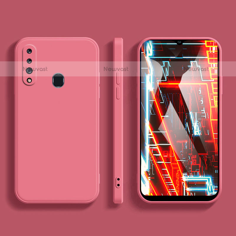 Ultra-thin Silicone Gel Soft Case 360 Degrees Cover for Samsung Galaxy M30 Hot Pink