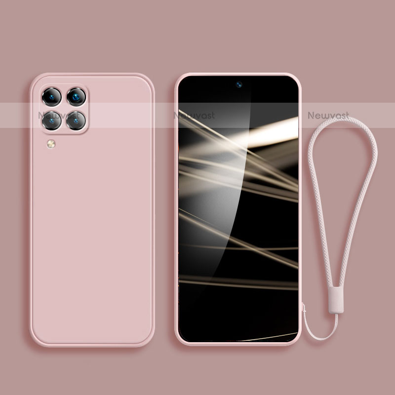 Ultra-thin Silicone Gel Soft Case 360 Degrees Cover for Samsung Galaxy M32 4G Pink