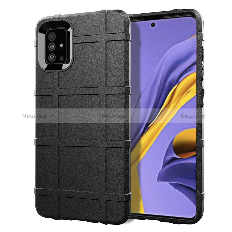 Ultra-thin Silicone Gel Soft Case 360 Degrees Cover for Samsung Galaxy M40S Black
