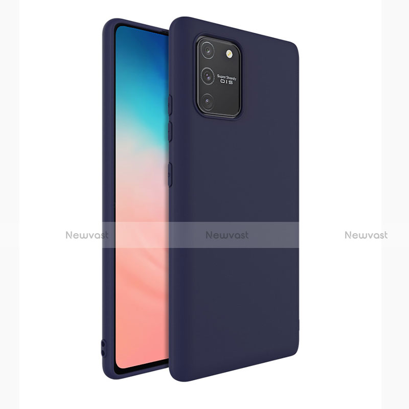 Ultra-thin Silicone Gel Soft Case 360 Degrees Cover for Samsung Galaxy S10 Lite Blue