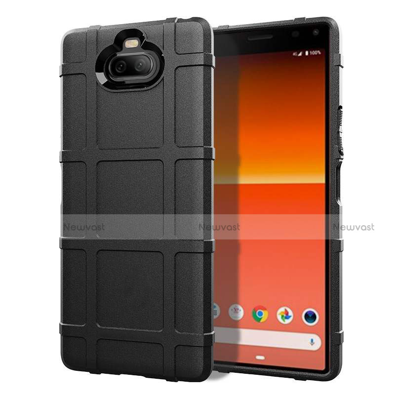 Ultra-thin Silicone Gel Soft Case 360 Degrees Cover for Sony Xperia 8 Black