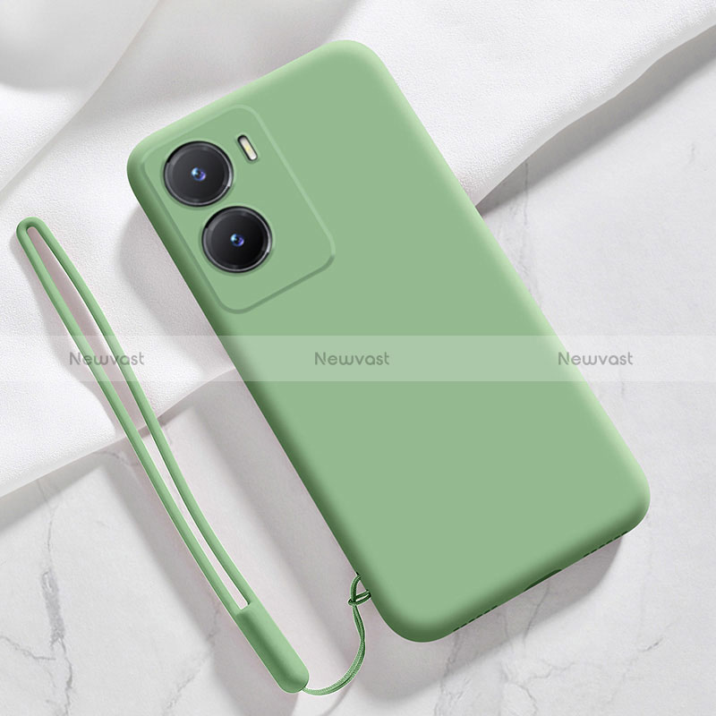 Ultra-thin Silicone Gel Soft Case 360 Degrees Cover for Vivo iQOO Z7i 5G Green