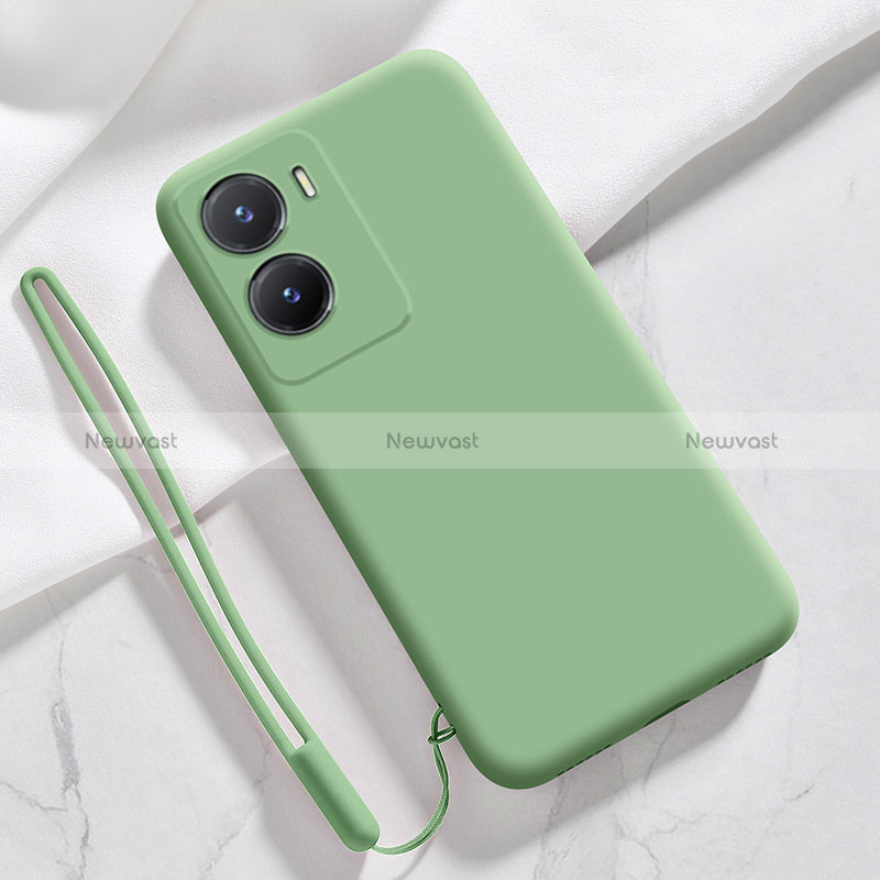 Ultra-thin Silicone Gel Soft Case 360 Degrees Cover for Vivo Y35 5G Green