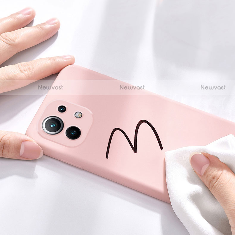 Ultra-thin Silicone Gel Soft Case 360 Degrees Cover for Xiaomi Mi 11 Lite 4G