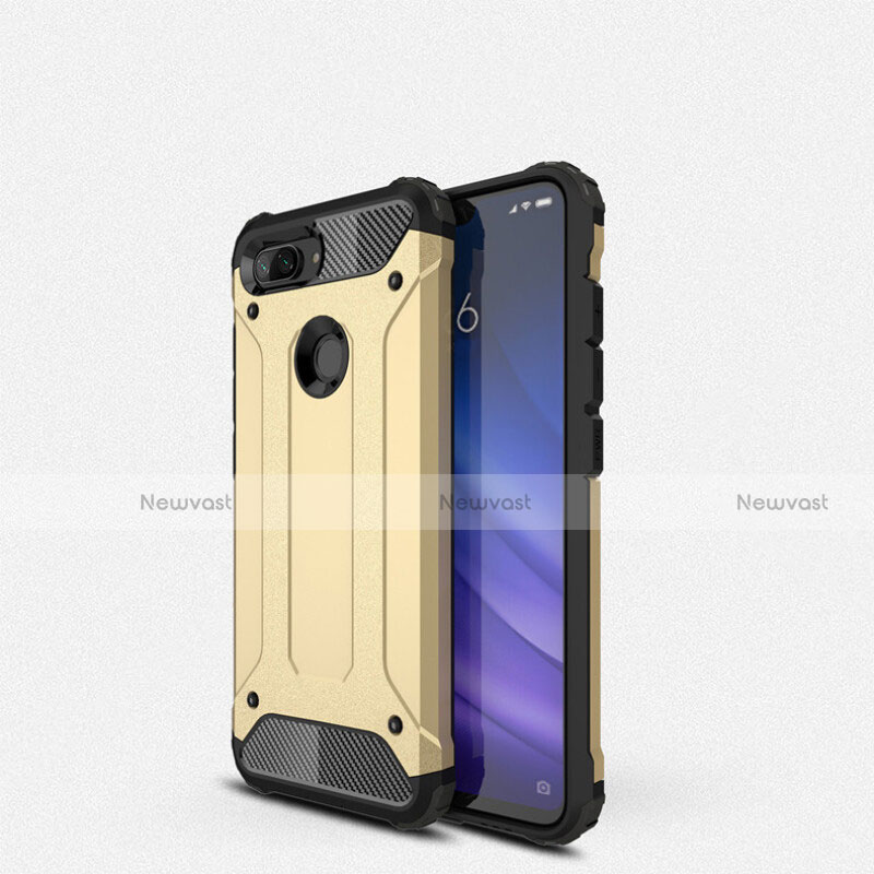 Ultra-thin Silicone Gel Soft Case 360 Degrees Cover for Xiaomi Mi 8 Lite Gold