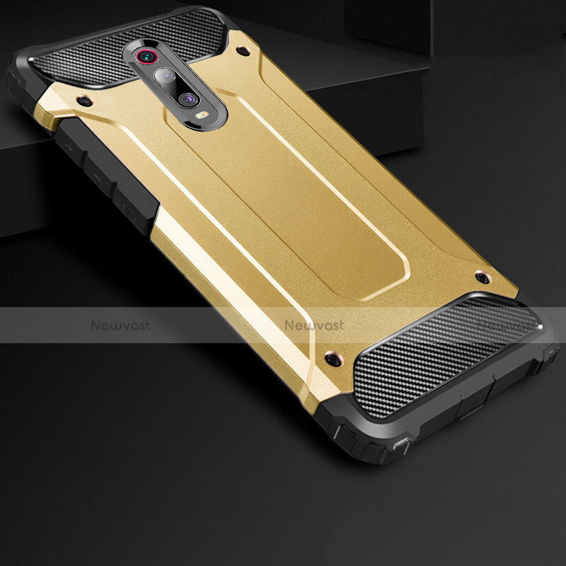 Ultra-thin Silicone Gel Soft Case 360 Degrees Cover for Xiaomi Mi 9T Gold