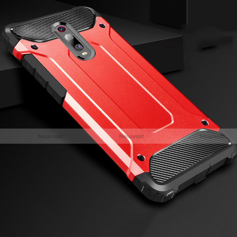 Ultra-thin Silicone Gel Soft Case 360 Degrees Cover for Xiaomi Mi 9T Red